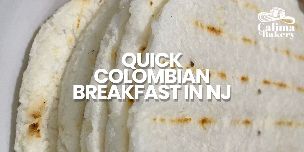 Portadas blog calima A parent picking up a Quick Colombian Breakfast in NJ at Calima Bakery.