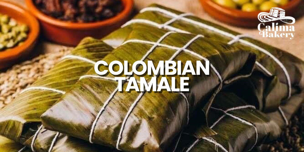 Portadas blog calima-3 Freshly cooked Authentic Colombian Tamales in NJ, wrapped in green plantain leaves.
